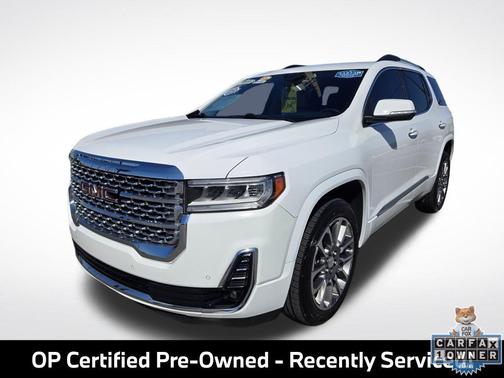 Summit White 2023 GMC Acadia Denali