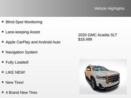 2020 GMC Acadia FWD SLT