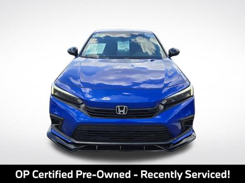 Aegean Blue Metallic 2023 Honda Civic Sport