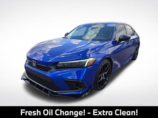 Aegean Blue Metallic 2023 Honda Civic Sport