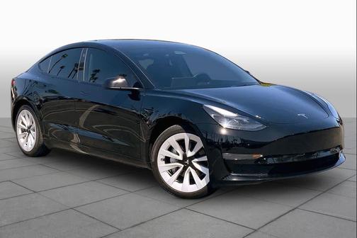 Solid Black 2023 Tesla Model 3 Long Range