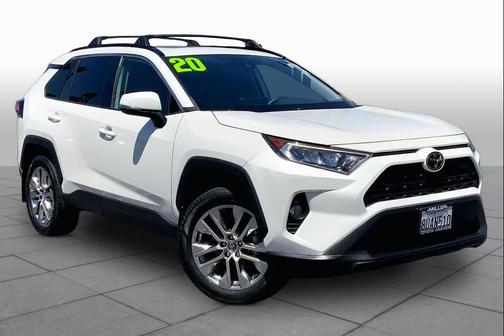 Blizzard Pearl 2021 Toyota RAV4 XLE Premium