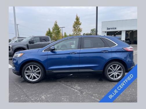 ATLAS BLUE 2022 Ford Edge TITANIUM