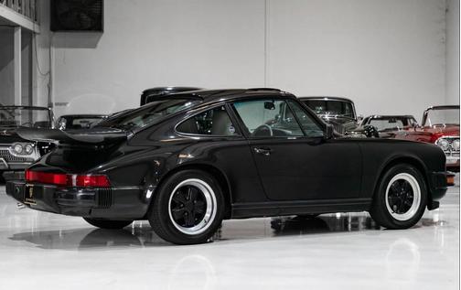 Satin Black Metallic 1989 Porsche 911 Carrera