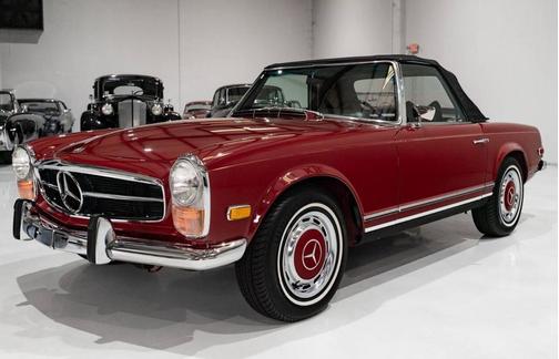 Red 1970 Mercedes-Benz SL-Class 280 SL Roadster