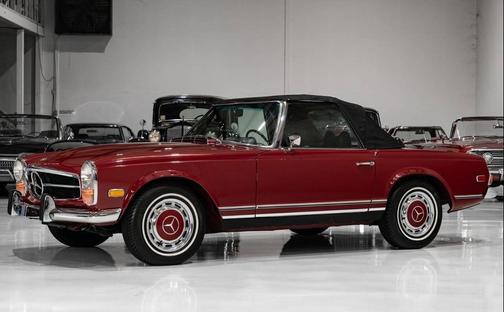 Red 1970 Mercedes-Benz SL-Class 280 SL Roadster