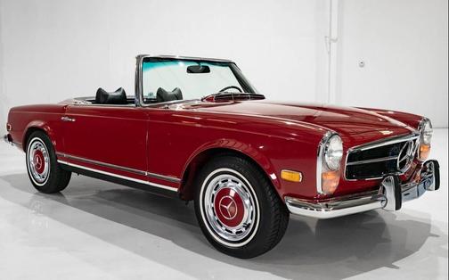 Red 1970 Mercedes-Benz SL-Class 280 SL Roadster