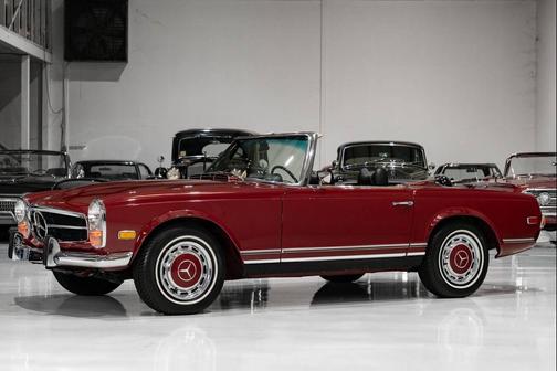 Red 1970 Mercedes-Benz SL-Class 280 SL Roadster
