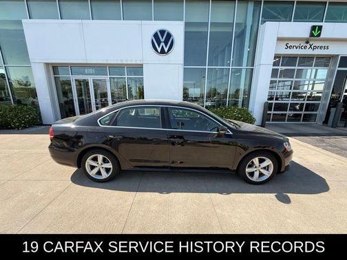 Black 2012 Volkswagen Passat 2.5 SE