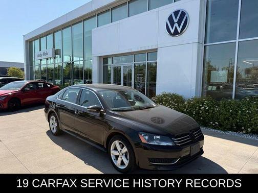 Black 2012 Volkswagen Passat 2.5 SE