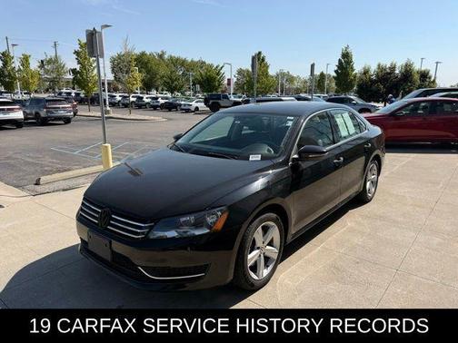 Black 2012 Volkswagen Passat 2.5 SE