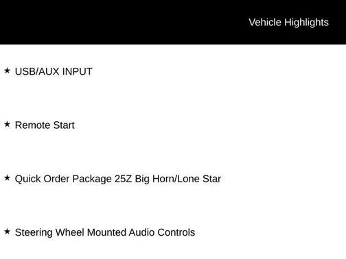 2019 RAM 1500 Big Horn