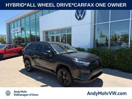 Midnight Black Metallic 2024 Toyota RAV4 Hybrid XLE