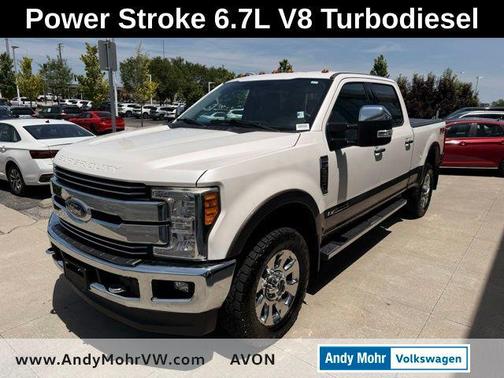 White Platinum 2017 Ford F-250 Lariat
