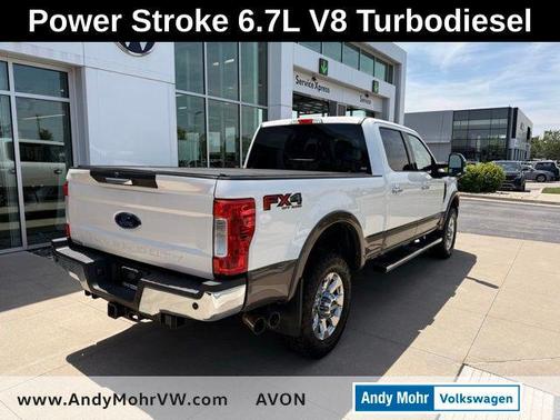 White Platinum 2017 Ford F-250 Lariat