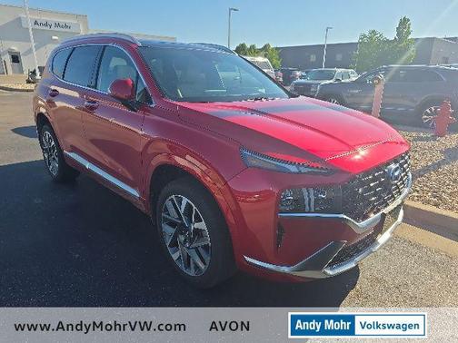 Calypso Red 2022 Hyundai SANTA FE Calligraphy