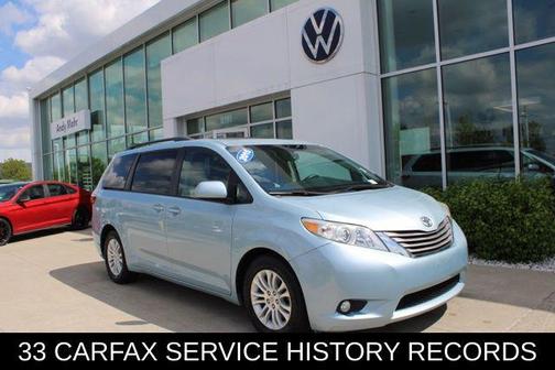 Sky Blue Pearl 2015 Toyota Sienna XLE