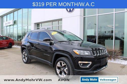 Diamond Black Crystal Pearlcoat 2019 Jeep Compass Limited