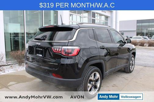Diamond Black Crystal Pearlcoat 2019 Jeep Compass Limited
