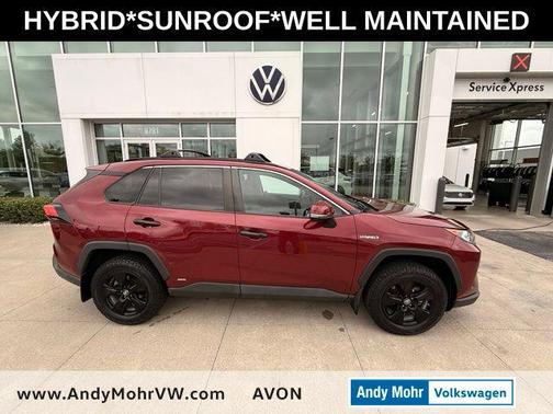Ruby Flare Pearl 2019 Toyota RAV4 Hybrid XLE