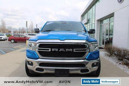 Hydro Blue Pearlcoat 2021 RAM 1500 Big Horn/Lone Star
