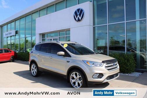 White Gold Metallic 2017 Ford Escape Titanium