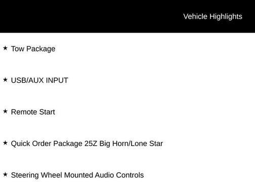 2019 RAM 1500 Big Horn