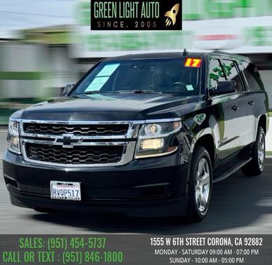 Black 2017 Chevrolet Suburban LT