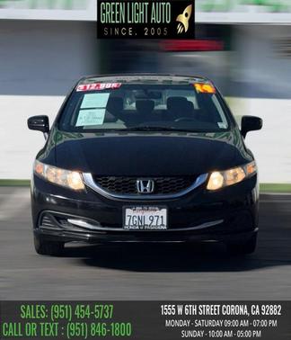 Crystal Black Pearl 2014 Honda Civic LX