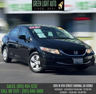 Crystal Black Pearl 2014 Honda Civic LX