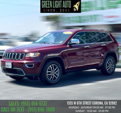 Velvet Red Pearlcoat 2019 Jeep Grand Cherokee Limited
