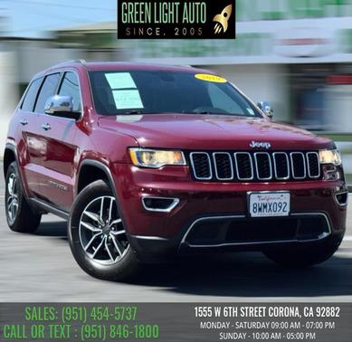 Velvet Red Pearlcoat 2019 Jeep Grand Cherokee Limited