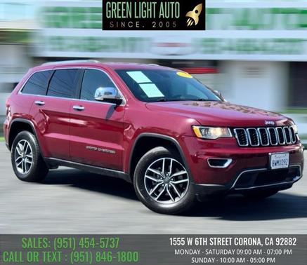 Velvet Red Pearlcoat 2019 Jeep Grand Cherokee Limited