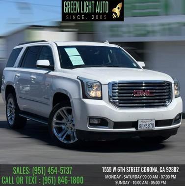 Summit White 2018 GMC Yukon SLT