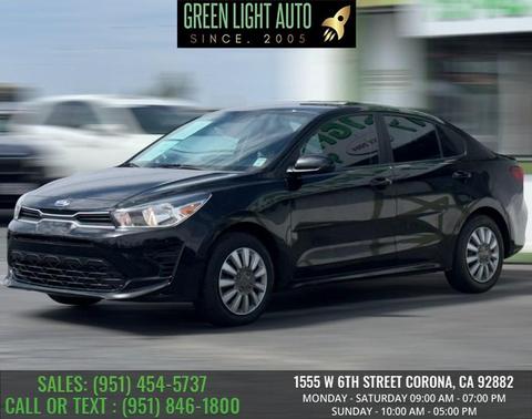 Aurora Black 2021 Kia Rio S