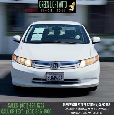 Taffeta White 2012 Honda Civic Hybrid Base