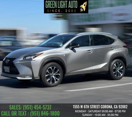 Silver Lining Metallic 2017 Lexus NX 200t F Sport