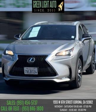 Silver Lining Metallic 2017 Lexus NX 200t F Sport