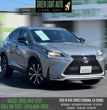 Silver Lining Metallic 2017 Lexus NX 200t F Sport