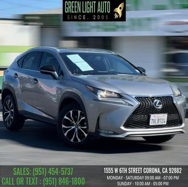 Silver Lining Metallic 2017 Lexus NX 200t F Sport