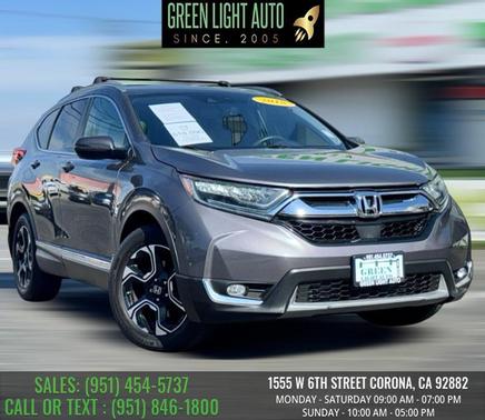 Gunmetal Metallic 2018 Honda CR-V Touring
