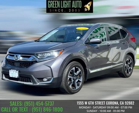 Gunmetal Metallic 2018 Honda CR-V Touring