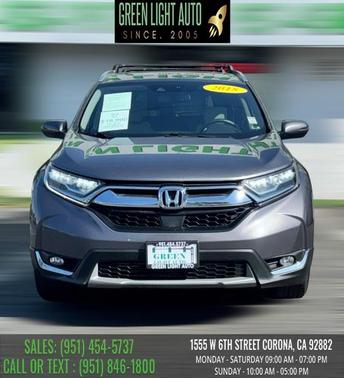 Gunmetal Metallic 2018 Honda CR-V Touring