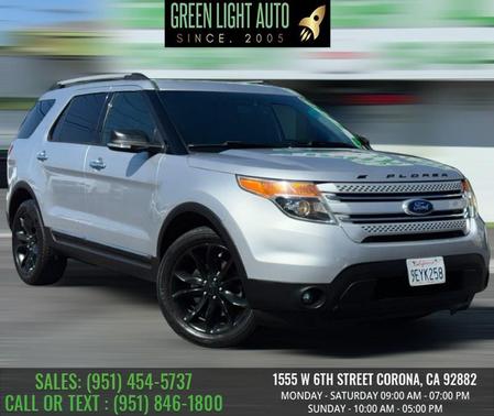 Ingot Silver Metallic 2015 Ford Explorer XLT