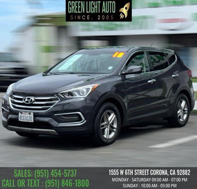 Mineral Gray 2018 Hyundai Santa Fe Sport 2.4L