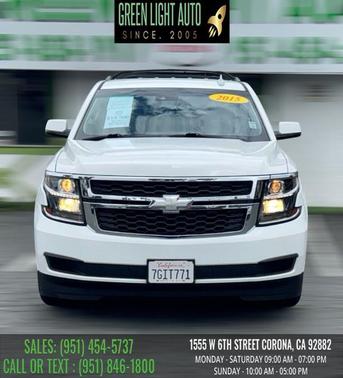 Summit White 2015 Chevrolet Tahoe LT