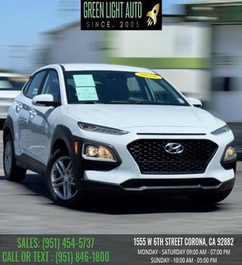 Chalk White 2020 Hyundai KONA SE Auto FWD