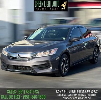Modern Steel Metallic 2016 Honda Accord LX