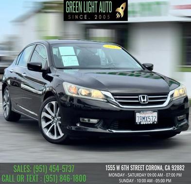 Crystal Black Pearl 2013 Honda Accord 4dr I4 CVT Sport
