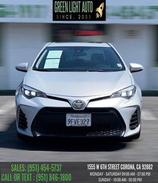 Classic Silver Metallic 2018 Toyota Corolla XSE